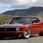 1970 Ford Mustang Red POSTER 24 X 36 INCH SWEET!