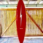 1970’s Gerry Lopez Lightning Bolt Surfboard POSTER 24 X 18" Wall Art