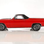 1972 Chevy El Camino Red Muscle Car Poster 24x36 Vintage Collector Wall Art Rare