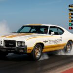1972 Oldsmobile Cutlass Indy 500 Pace Car Drag Strip POSTER 24 X 36 INCH Sweet!