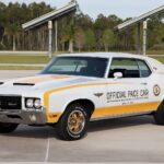 1972 Oldsmobile Cutlass Indy 500 Pace Car (Front Angle) POSTER 24 X 36 INCH Nice