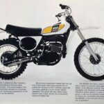 1975 Yamaha MX400B Motocross Motorcycle POSTER 24 X 36 INCH Sweet!