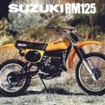 1977 Suzuki RM125B Ad Motocross Motorcycle POSTER 24 X 36 INCH Sweet!