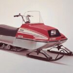 1978 Yamaha Enticer 250 Snowmobile SLED Poster 24 X 18 Inch SWEET!