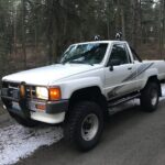 1988 Toyota Pickup 4x4 5 speed White POSTER 24 X 36 INCH Vintage Wall Art Nice!