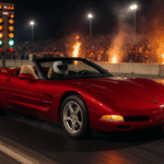 2004 Chevrolet Corvette Convertible Dragstrip (Night) POSTER 24 X 36 INCH SWEET!