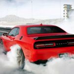 2018 DODGE CHALLENGER SRT HELLCAT BURNOUT (REAR) POSTER 24 X 36 INCH SWEET!