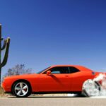 2018 DODGE CHALLENGER SRT HELLCAT BURNOUT (SIDE) POSTER 24 X 36 INCH SWEET