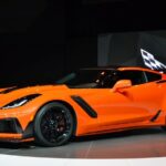 2019 CHEVROLET CORVETTE ORANGE (ANGLE) POSTER 24 X 36 INCH AWESOME!!!
