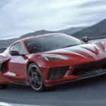 2020 CHEVROLET CORVETTE (RED ROAD) POSTER 24 X 36 INCH AWESOME!!!
