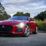 2022 Jaguar F-Type P450 Red (Trees) POSTER 24 X 36 INCH Looks GREAT!
