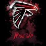 Atlanta Falcons (Rise Up) LOGO POSTER 24 X 36 INCH Sweet!