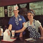 Burger Chef in the 1960s 24X18 Vintage POSTER 24 X 24 Inches Wall Art