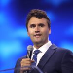 CHARLIE KIRK (MIC) POSTER 24 X 18 Inches Nice Wall Art