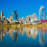 CINCINNATI SKYLINE POSTER 13 X 19 INCH Wall Art!