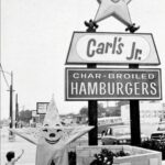 Carl's Jr And Star Mascot 70's 24X18 Vintage POSTER 24 X 24 Inches Wall Art