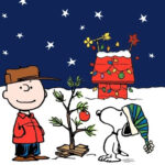 Charlie Brown and Snoopy Christmas (Tree) 24 X 18 Inches Sweet!