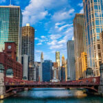 Chicago River Corridor Skyline (Superb) POSTER 24 X 18 Inches Nice Wall Art!