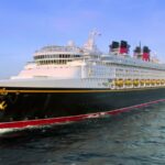 DISNEY CRUISE SHIP WONDER (SIDE ANGLE) POSTER 24 X 36 Inches Looks beautiful