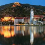 DURNSTEIN (NIGHT) AUSTRIA POSTER 24 X 36 Inch POSTER BEAUTIFUL SCENIC LANDSCAPE!