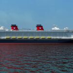 Disney Dream Cruise Ship (Side) POSTER 24 X 36 Inches Looks beautiful