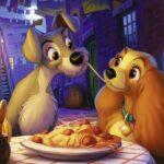 Disney - Lady and the Tramp (Spaghetti) Movie POSTER 13 X 19 Inches Wall Art