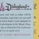 Disneyland D-C-B-A Tickets POSTER 24 X 18 Inches Nostalgic!
