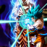 Dragon Ball Super Goku Blue ANIME POSTER 24 X 18" Nice