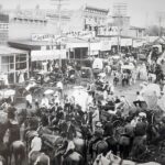 Fair Day in Llano, Texas 1890 POSTER 24 X 18 Inches Wall Art