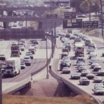 Fort Worth Texas Freeway 1970s POSTER 24 X 18 Inches Wall Art