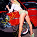GARAGE MECHANIC CUSTOM PIN-UP GIRL POSTER 24 X 36 INCH Looks SWEET!