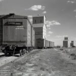 Grain Elevators Railroad Dumas Texas 1936 POSTER 24 X 18 Inches Wall Art