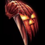 Halloween Movie Knife POSTER 24 X 36 INCH Jamie Lee Curtis Michael Myers Horror!