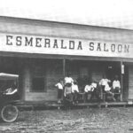 La Esmeralda Saloon McAllen Texas 1918 POSTER 24 X 18 Inches Wall Art