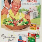 McCormick Spices Ad (1954) Kitchen POSTER 24 X 18 Inches Beautiful Wall Art