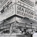 Nathan's Famous 1970s 24X18 Vintage POSTER 24 X 24 Inches Wall Art