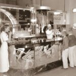 OLD TIME SODA FOUNTAIN (1935) POSTER 24 X 24 Inches Looks GREAT!
