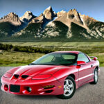 Pontiac Firebird Trans Am 1993–2002 Fourth Generation Red POSTER 24 X 36 INCH