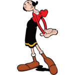 Popeye The Sailor Man Olive Oil POSTER 24 X 18 Inches Nice!