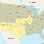 Route 66 Map POSTER 24 X 18 Inches Nice Wall Art