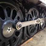 Southern Pacific's Golden State GS-4 Train Drive Wheel POSTER 24 X 36 Inches