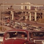 Southwest Freeway Houston Texas 1972 POSTER 24 X 18 Inches WALL ART