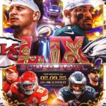 Super Bowl LIX Champions EAGLES Vs CHIEFS POSTER 24 X 36 INCH