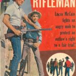 THE RIFLEMAN CHUCK CONNORS JOHNNY CRAWFORD POSTER 24 X 36 INCH AWESOME!