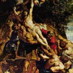 The Elevation of The Cross - POSTER 24 X 36 INCH Catholic, acts, saints, Jesus