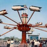 Tomorrowland Astro Jet Disneyland 1960s POSTER 24" X 18" Vintage