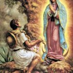 VIRGEN DE GUADALUPE VIRGIN MARY SAN JUAN DIEGO POSTER 8.5 X 11 INCH Catholic