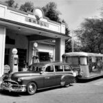 1953 Pontiac Sky Chief Wagon & Trailer Shell Gas POSTER 24 X 18 INCHES Vintage!