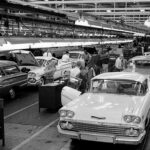 1958 Chevy Assembly Line POSTER 24 X 18 INCHES Vintage!