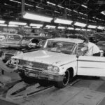 1963 Ford Galaxie 500XL Assembly Line POSTER 24 X 18 INCHES Vintage!
